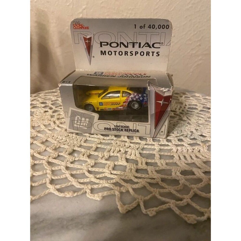 Racing Champions Warren Johnson 1/64 Pro Stock Pontiac GM Performance Parts